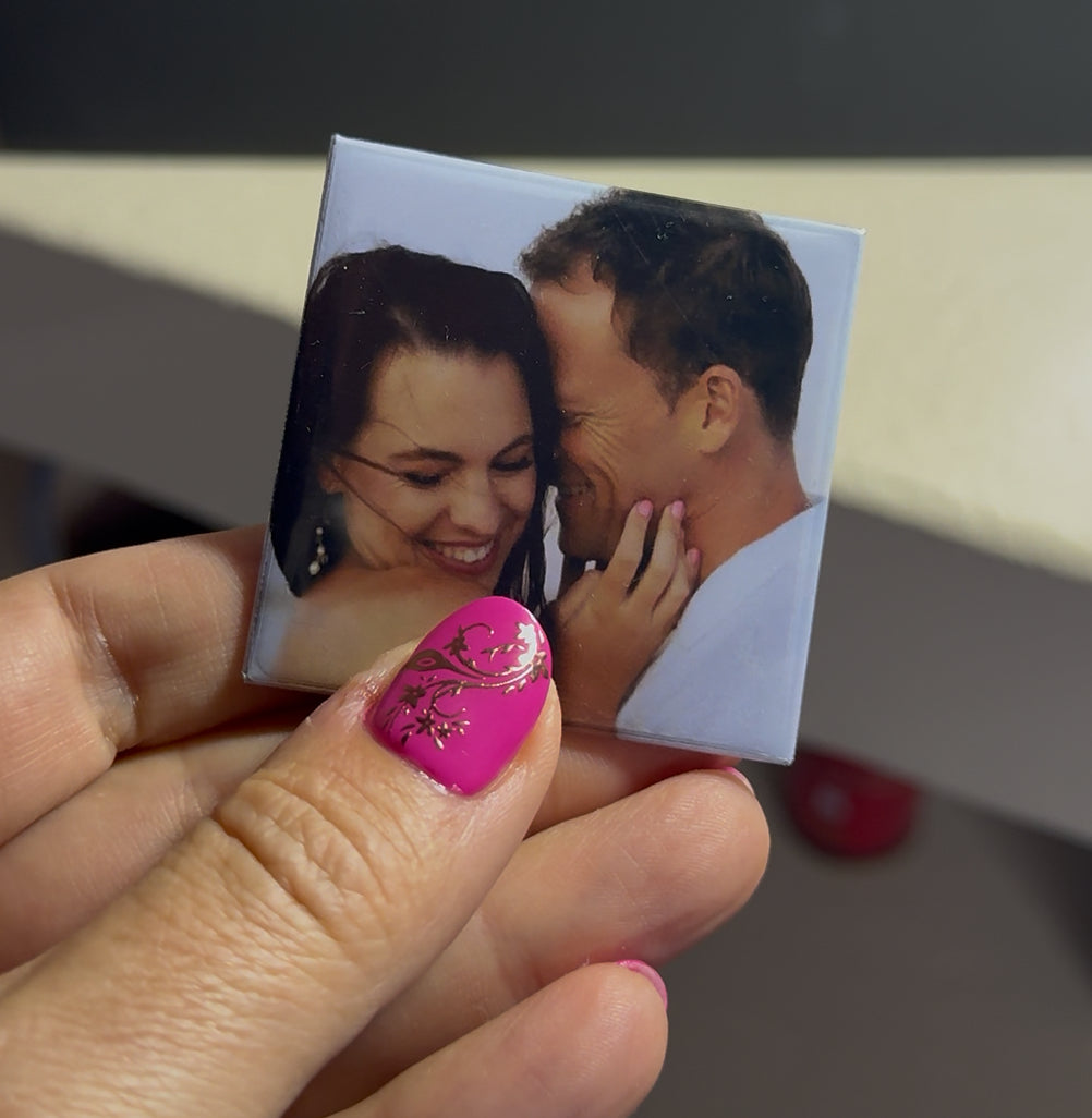 Pressed Square Magnets — Premium Keepsakes