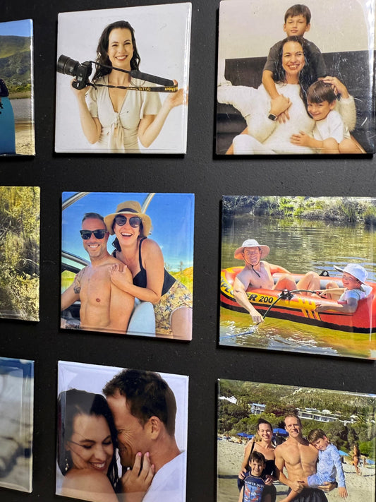Pressed Square Magnets — Premium Keepsakes